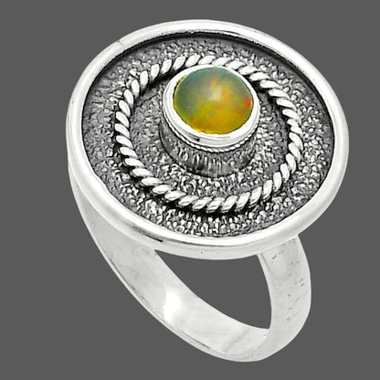 Natural Ethiopian Opal Ring size-6 R-1439 SDR244379