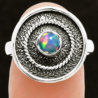 Natural Ethiopian Opal Ring size-8 R-1439 SDR244381