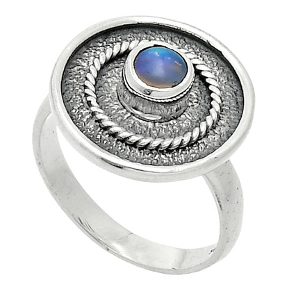 Natural Ethiopian Opal Ring size-7.5 R-1439 SDR244382