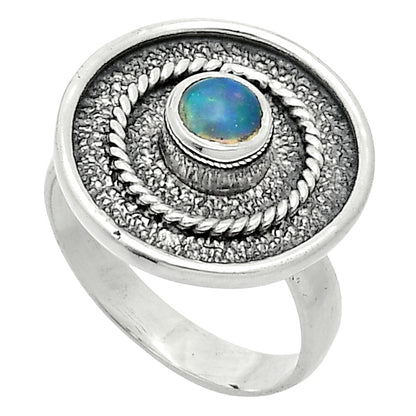 Natural Ethiopian Opal Ring size-6 R-1439 SDR244384