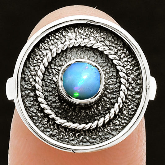 Natural Ethiopian Opal Ring size-7 R-1439 SDR244385