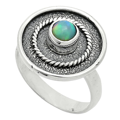 Natural Ethiopian Opal Ring size-7 R-1439 SDR244385