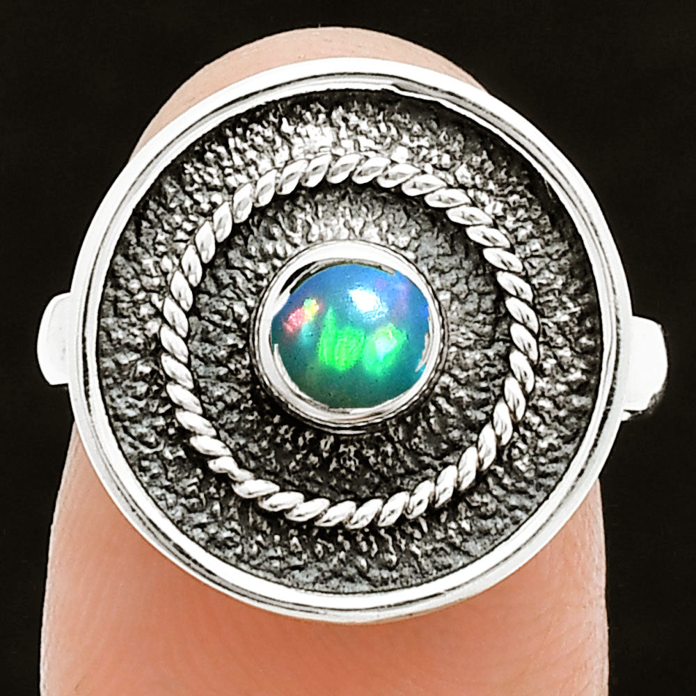 Natural Ethiopian Opal Ring size-7 R-1439 SDR244386