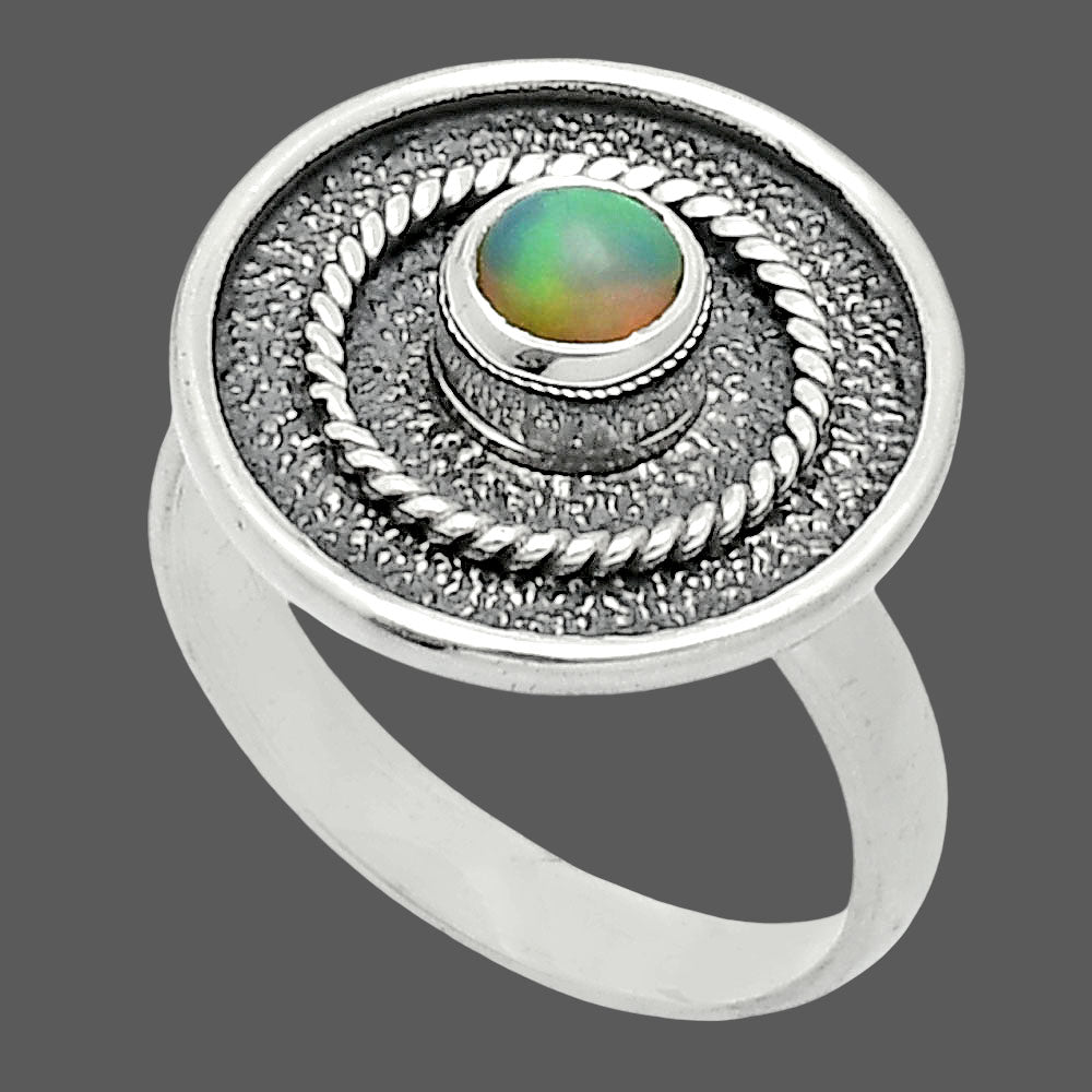 Natural Ethiopian Opal Ring size-7 R-1439 SDR244386
