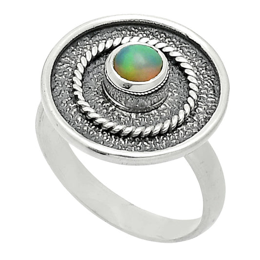 Natural Ethiopian Opal Ring size-7 R-1439 SDR244386