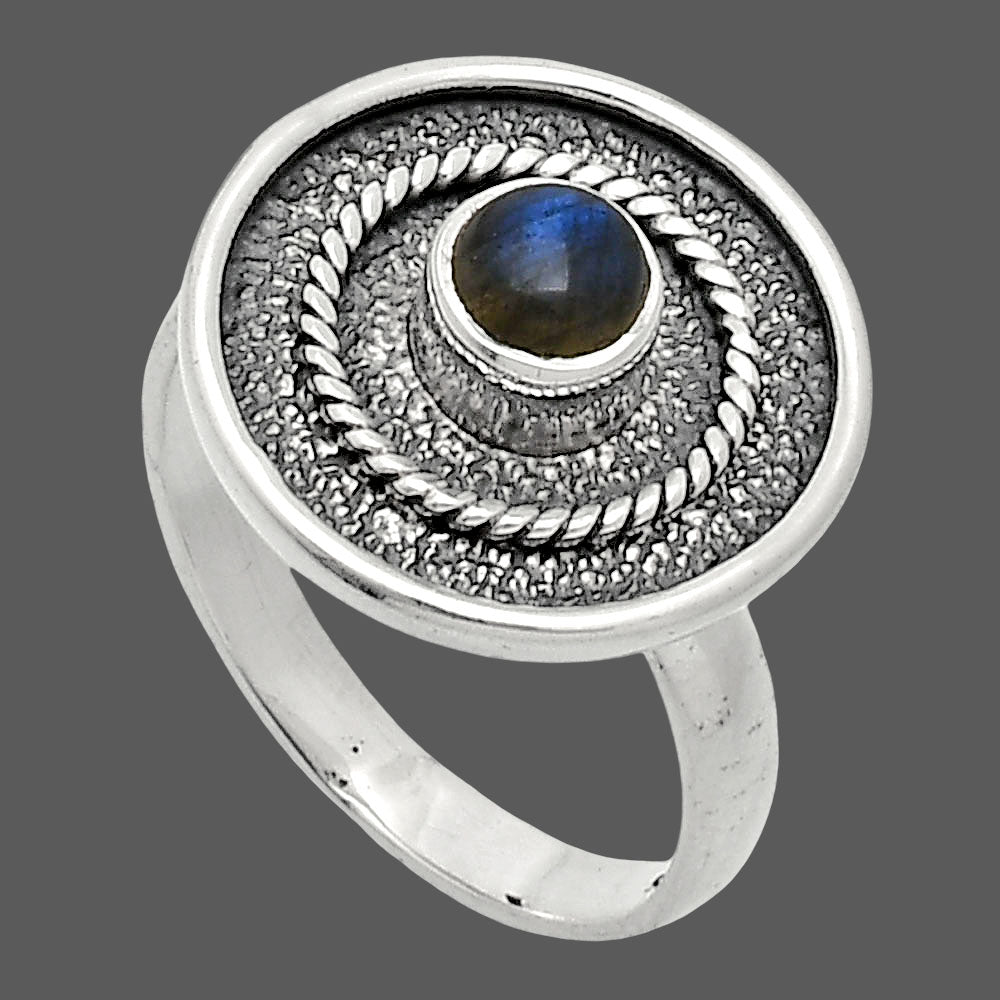 Blue Labradorite - Madagascar Ring size-7.5 R-1439 SDR244397