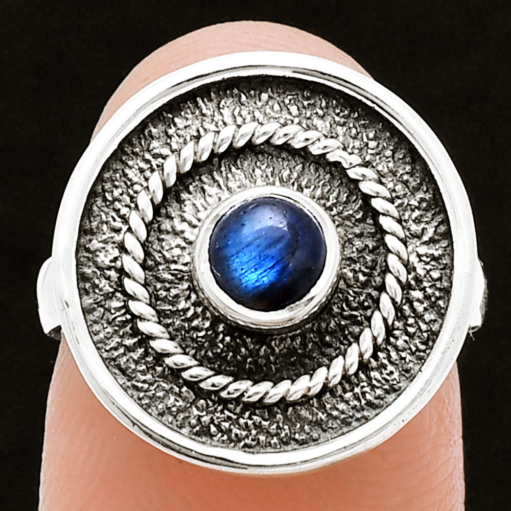 Blue Labradorite - Madagascar Ring size-6 R-1439 SDR244398