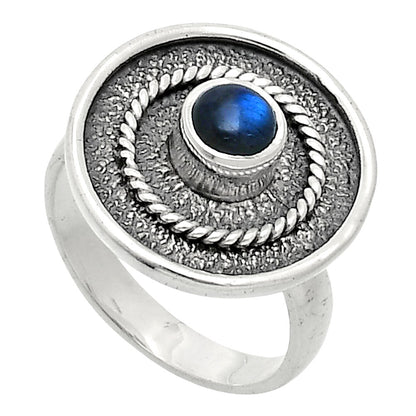 Blue Labradorite - Madagascar Ring size-6 R-1439 SDR244398