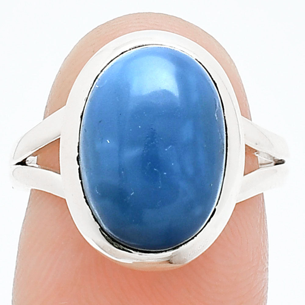 Natural Angelite Ring size-7 R-1005 SDR244410