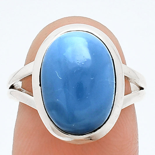 Natural Angelite Ring size-7 R-1005 SDR244411
