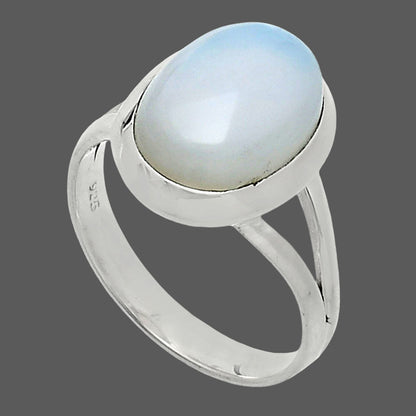 Natural White Opal Ring size-8 R-1005 SDR244439