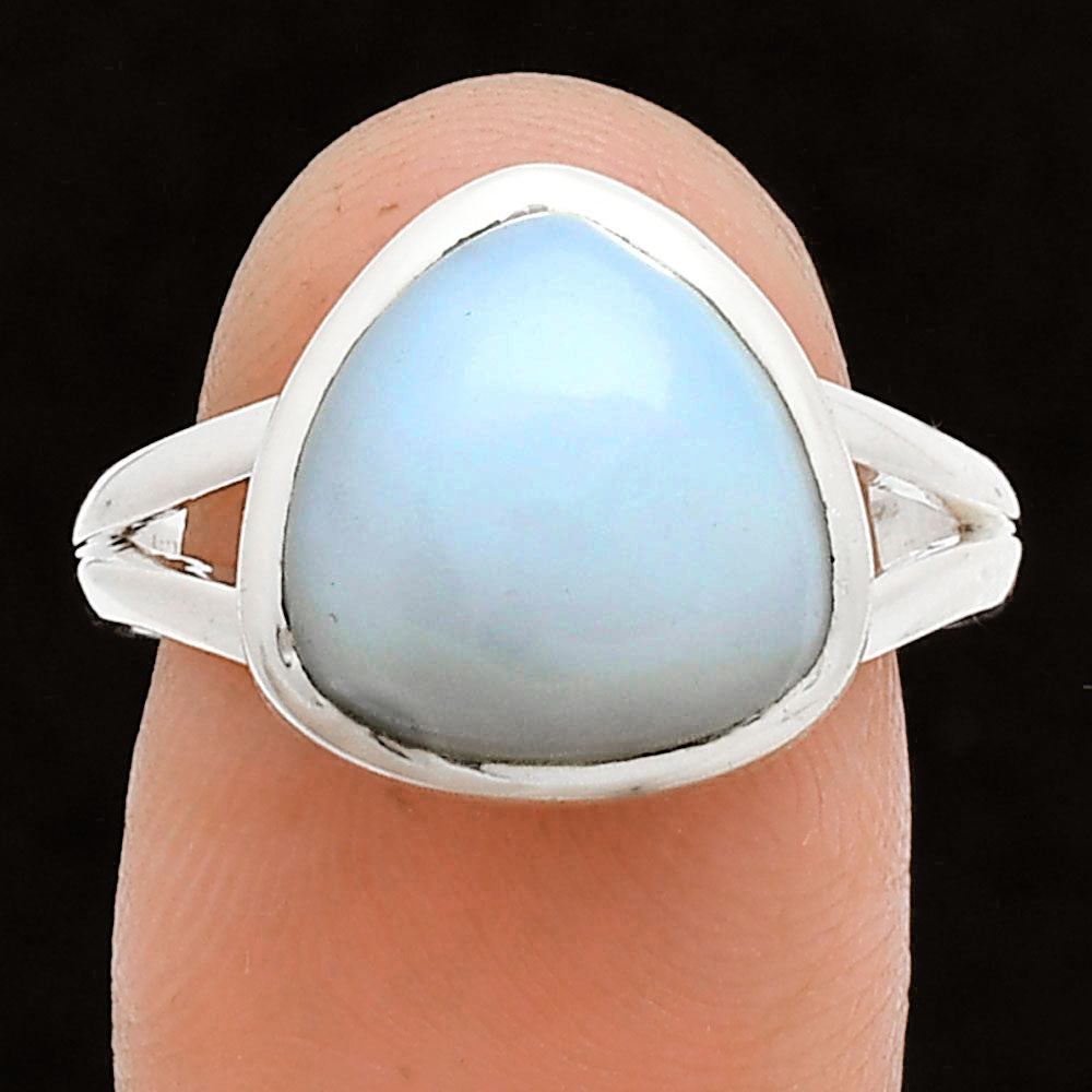 Natural White Opal Ring size-9 R-1005 SDR244496