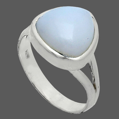 Natural White Opal Ring size-9 R-1005 SDR244496