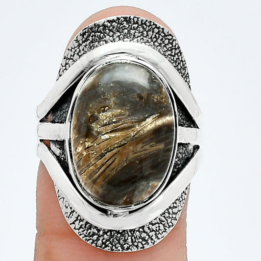 Natural Bat Cave Jasper Ring size-7.5 R-1402 SDR244659
