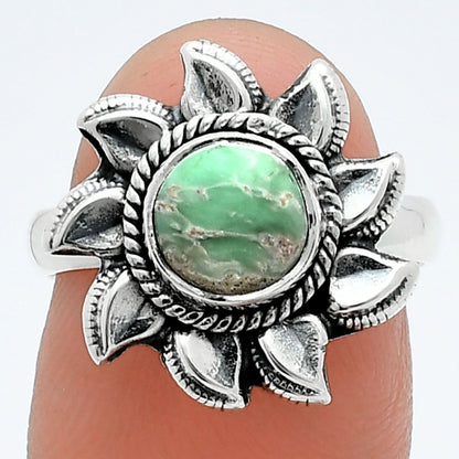Sun - Natural Utah Variscite Ring size-7 R-1617 SDR244751