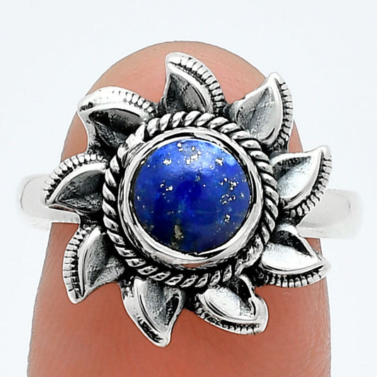 Sun - Lapis Lazuli - Afghanistan Ring size-8 R-1617 SDR244758