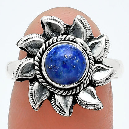 Sun - Lapis Lazuli - Afghanistan Ring size-8 R-1617 SDR244764