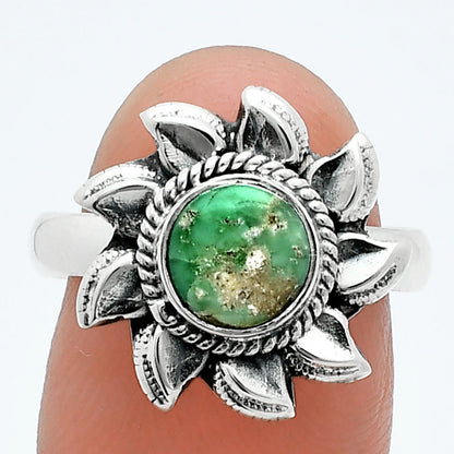 Sun - Natural Utah Variscite Ring size-8 R-1617 SDR244766