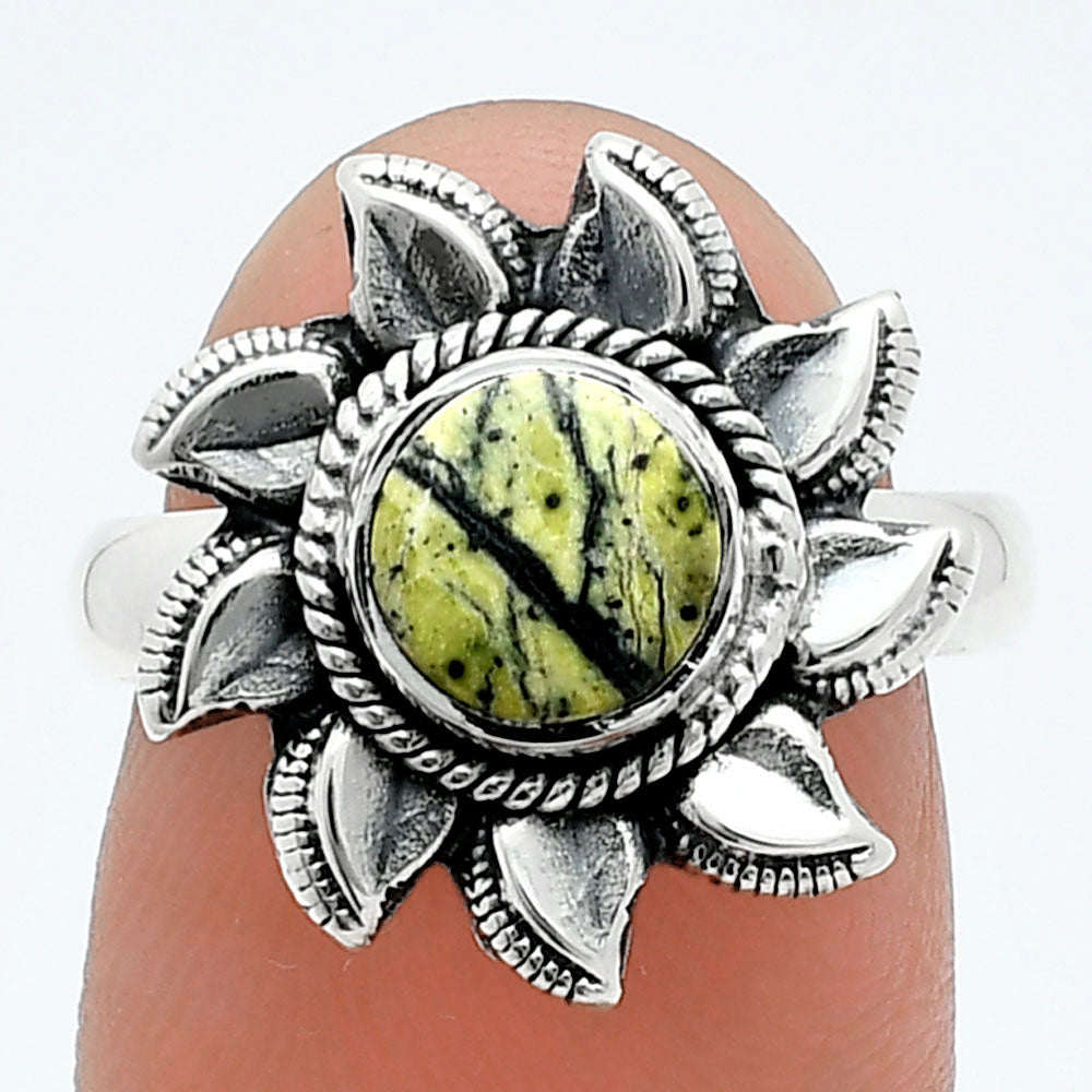 Sun - Natural Imperial Opal Ring size-7 R-1617 SDR244768