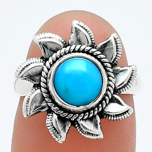Sun - Sleeping Beauty Turquoise Ring size-6 R-1617 SDR244781