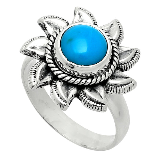 Sun - Sleeping Beauty Turquoise Ring size-6 R-1617 SDR244781
