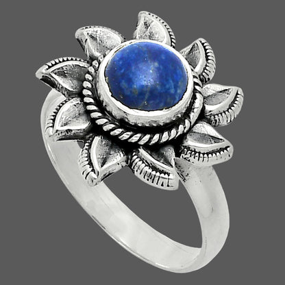 Sun - Lapis Lazuli - Afghanistan Ring size-7 R-1617 SDR244795