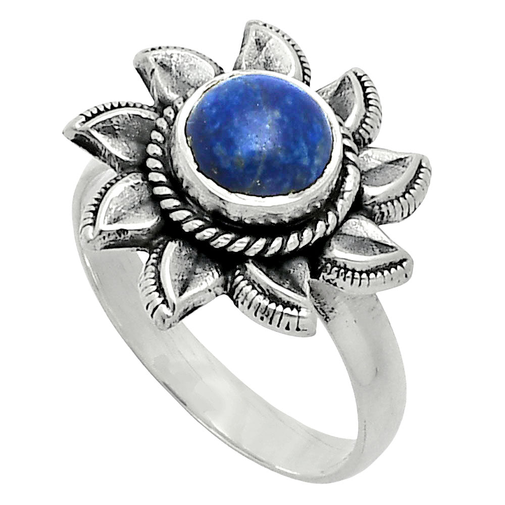Sun - Lapis Lazuli - Afghanistan Ring size-7 R-1617 SDR244795