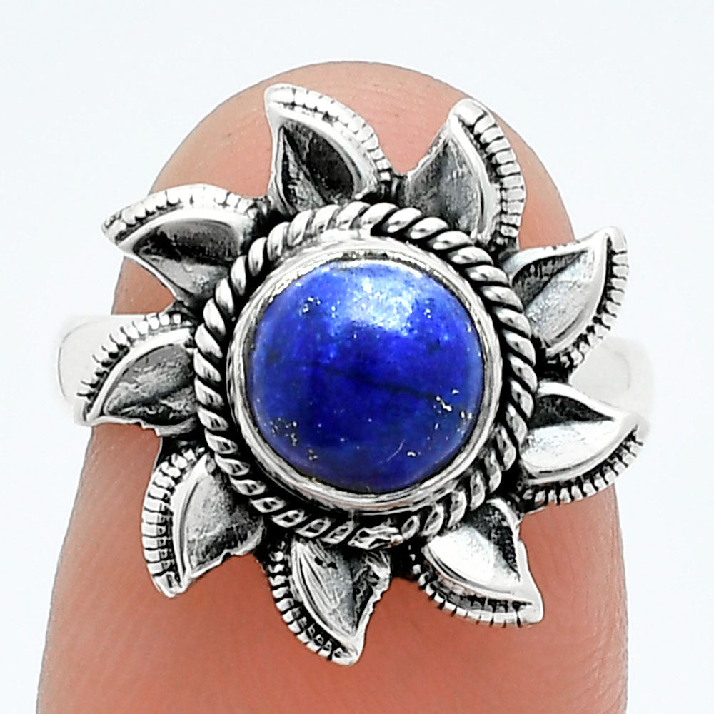 Sun - Lapis Lazuli - Afghanistan Ring size-6 R-1617 SDR244797