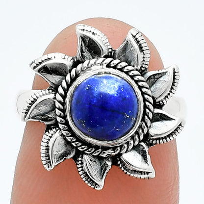 Sun - Lapis Lazuli - Afghanistan Ring size-6 R-1617 SDR244797