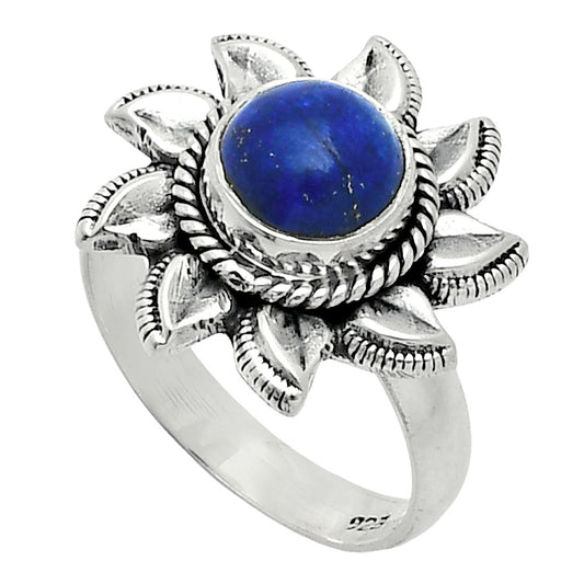 Sun - Lapis Lazuli - Afghanistan Ring size-6 R-1617 SDR244797