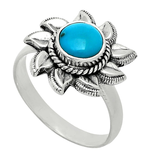 Sun - Sleeping Beauty Turquoise Ring size-8 R-1617 SDR244801