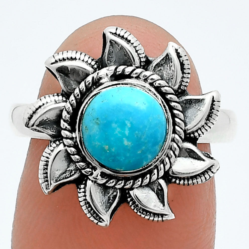 Sun - Sleeping Beauty Turquoise Ring size-7.5 R-1617 SDR244804