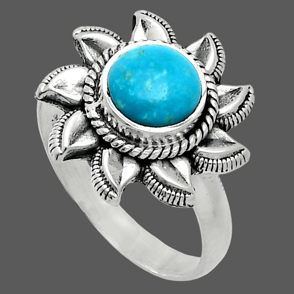 Sun - Sleeping Beauty Turquoise Ring size-7.5 R-1617 SDR244804