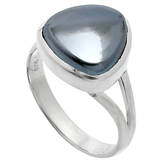 Natural Gunmetal Ring size-9 R-1002 SDR244819