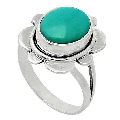 Natural Turquoise Nevada Aztec Mt Ring size-8 R-1342 SDR245046