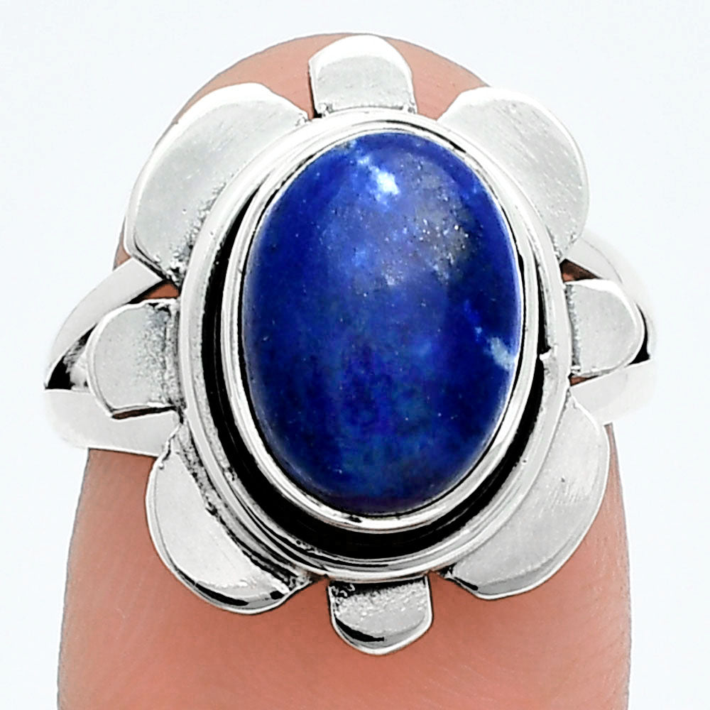Natural Sodalite Ring size-6.5 R-1342 SDR245052