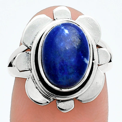 Natural Sodalite Ring size-6.5 R-1342 SDR245052