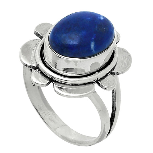 Natural Sodalite Ring size-6.5 R-1342 SDR245052