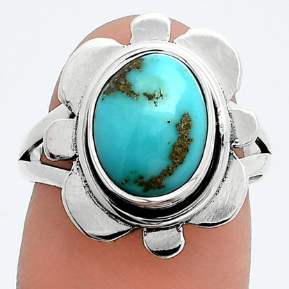 Natural Turquoise Nevada Aztec Mt Ring size-7 R-1342 SDR245055