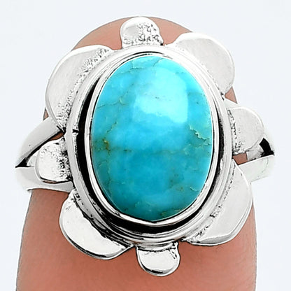 Natural Turquoise Nevada Aztec Mt Ring size-7 R-1342 SDR245056