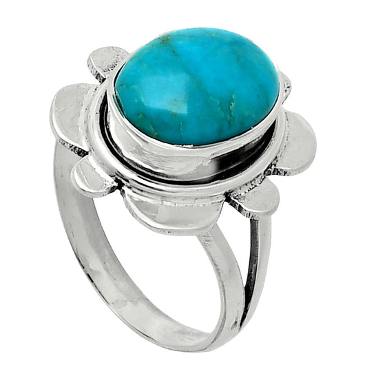 Natural Turquoise Nevada Aztec Mt Ring size-7 R-1342 SDR245056