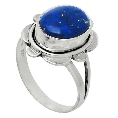 Natural Lapis Lazuli - Afghanistan Ring size-7.5 R-1342 SDR245058