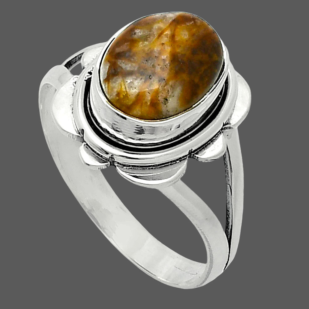 Natural Stick Agate Ring size-8 R-1342 SDR245070