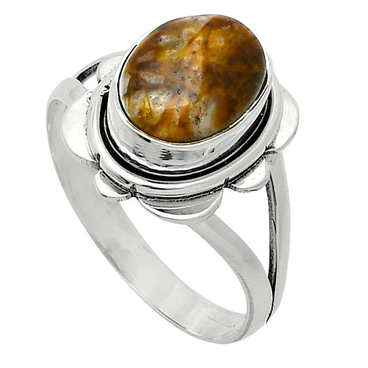Natural Stick Agate Ring size-8 R-1342 SDR245070