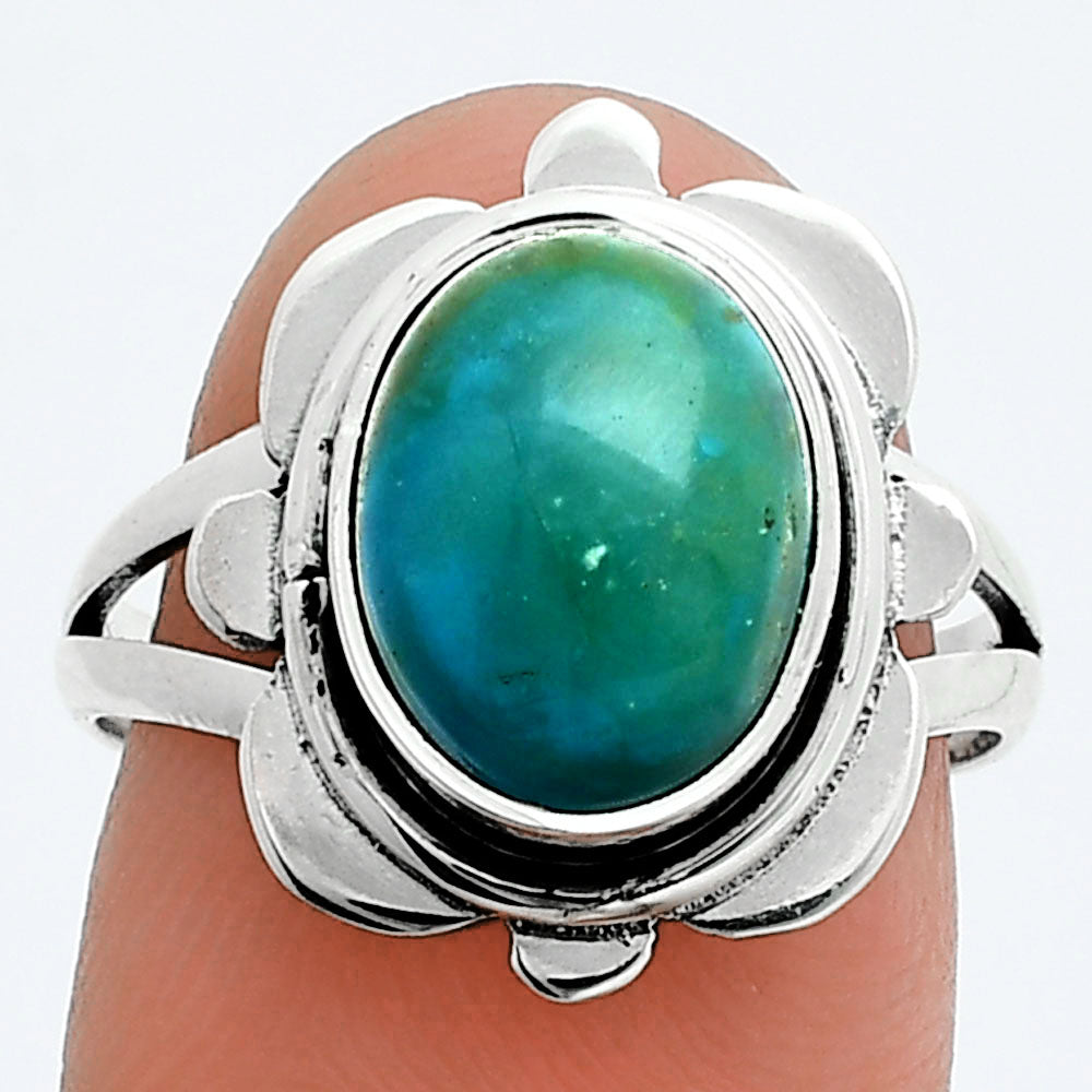 Natural Peruvian Opalina Ring size-7.5 R-1342 SDR245072