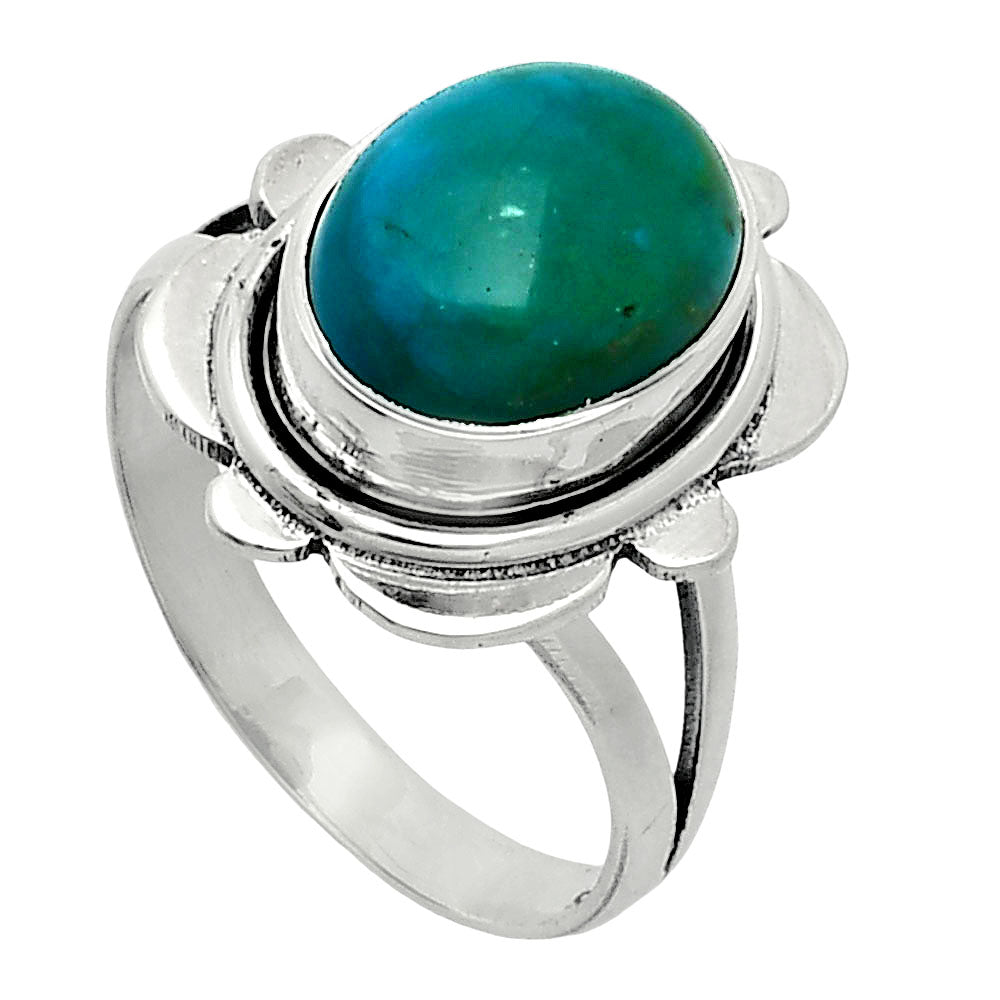 Natural Peruvian Opalina Ring size-7.5 R-1342 SDR245072