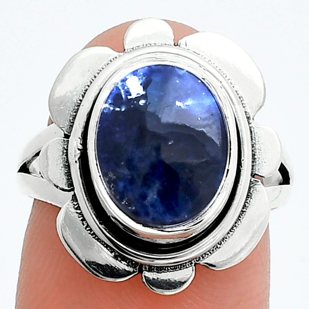 Natural Sodalite Ring size-7 R-1342 SDR245078