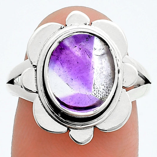 Super 23 Amethyst Mineral From Auralite Ring size-8 R-1342 SDR245081