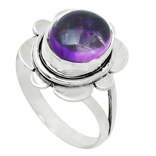 Super 23 Amethyst Mineral From Auralite Ring size-8 R-1342 SDR245081