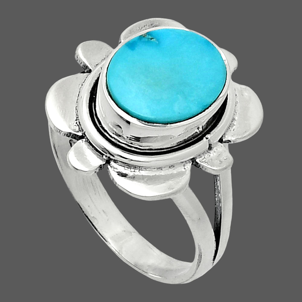 Natural Turquoise Nevada Aztec Mt Ring size-7 R-1342 SDR245098